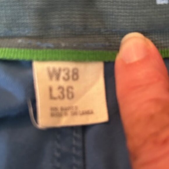 Tall - Blue Straight Leg Gap Chinos - Picture 4 of 4